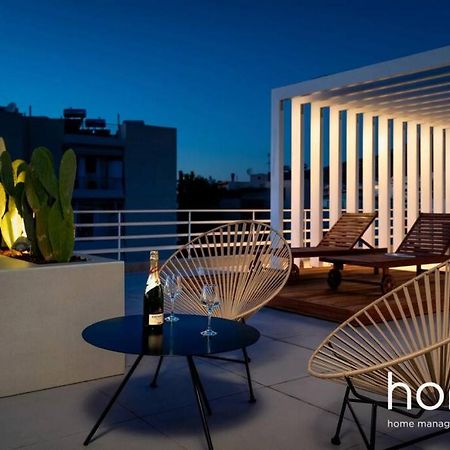 Ferienwohnung Brand New Homm Penthouse In Ano Glyfada, Dilou Athen Exterior foto